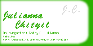 julianna chityil business card